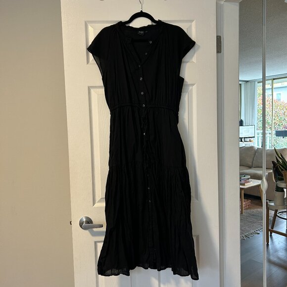 GAP Flutter Sleeve Midi Dress Size L - Picture 2 of 3